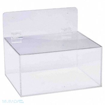 BRADY All Purpose Dispenser Arcylic Clear, 3ZM58