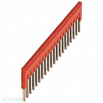 SQUARE D Plug-In Bridge Copper Plastic Red, 796A67