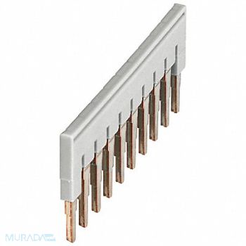 SQUARE D Plug-In Bridge Jumper Copper Plastic Gry, 796A01