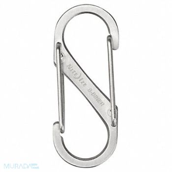 NITE IZE Double Gated Carabiner 1-9/16 in PK2, 2EVK4