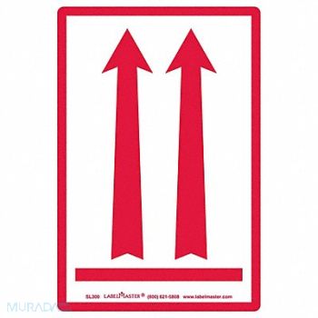 LABELMASTER Arrows Label 4 H 6 W PK500, 35ZL20