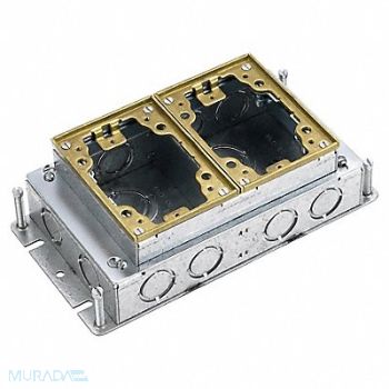 HUBBELL WIRING DEVICE-KELLEMS Floor Box, 808GT2