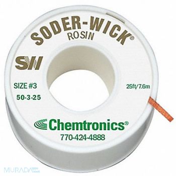 CHEMTRONICS No.3 Desoldering Wick, 24JY83