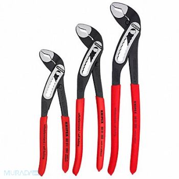 KNIPEX Water Pump Plier Set Dipped 3 Pcs, 2DYW9