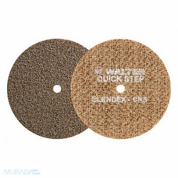 WALTER SURFACE TECHNOLOGIES Hook-and-Loop Surface Disc Tan 5 dia, 804CJ6