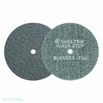WALTER SURFACE TECHNOLOGIES Hook-and-Loop Surface Disc Blue 5 dia, 804CJ8