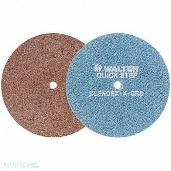 WALTER SURFACE TECHNOLOGIES Hook-and-Loop Surface Disc Brown 6 dia, 804CK6
