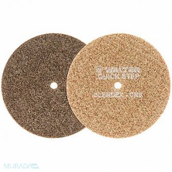 WALTER SURFACE TECHNOLOGIES Hook-and-Loop Surface Disc Tan 6 dia, 804CJ7