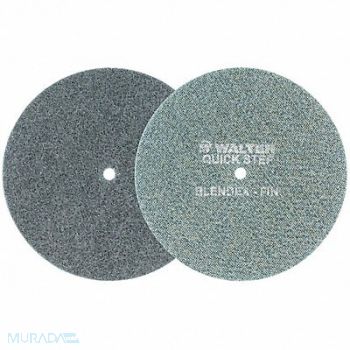 WALTER SURFACE TECHNOLOGIES Hook-and-Loop Surface Disc Blue 7 dia, 804CK0