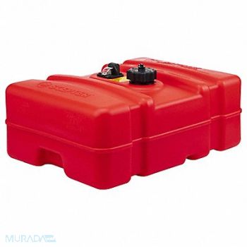 SCEPTER MARINE Portable Fuel Tank Red 12 gal Plastic, 453D90