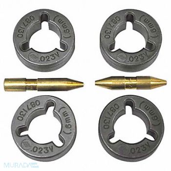 MILLER ELECTRIC MILLER 4pc MIG V-Groove Drive Roll Kit, 61TC39