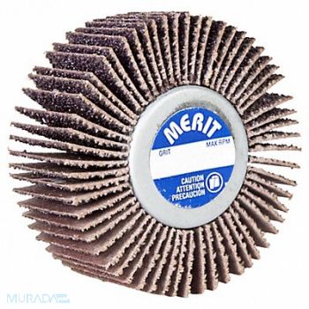 MERIT Flap Wheel Aluminum Oxide 3 dia, 804K89