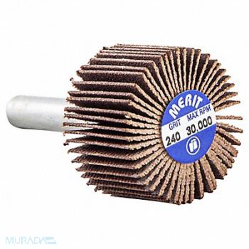 MERIT Flap Wheel Aluminum Oxide 1 dia, 804K93