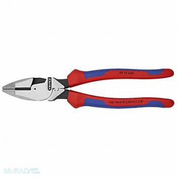 KNIPEX Linemans Plier 9-1/2 L Ergonomic, 38UR96