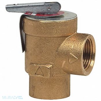 WATTS Pressure Safety Relief Valve Brass 30psi, 794JU5