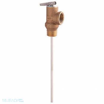 WATTS Temperature Pressure Relief Valve Copper, 794JU9