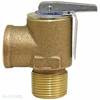 WATTS Pressure Safety Relief Valve Bronze, 794JU4