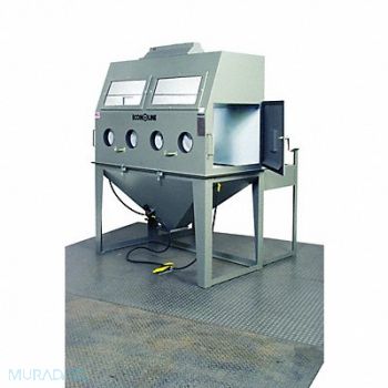 ECONOLINE Blast Cabinet 60 X 30 Ft W/ Whisper Vac, 36Z886