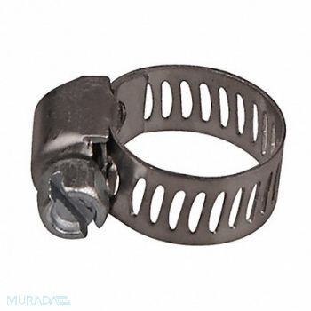 DISCO Worm Gear Hose Clamps #4 1/4-5/8 C PK10, 100FN6