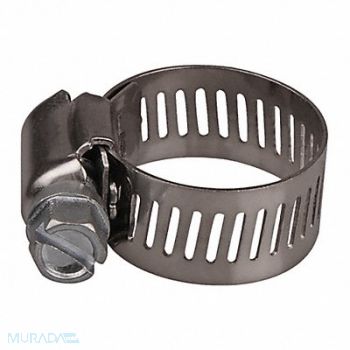 DISCO Worm Gear Hose Clamps #6 3/8-7/8 PK10, 100FN8