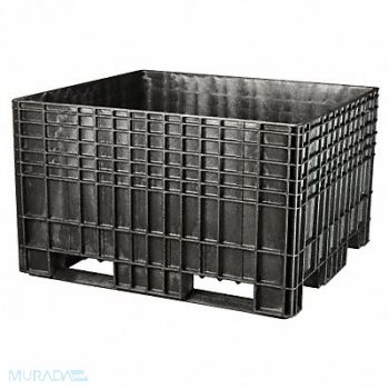 BUCKHORN J0556 Bulk Container Black Solid, 10A141