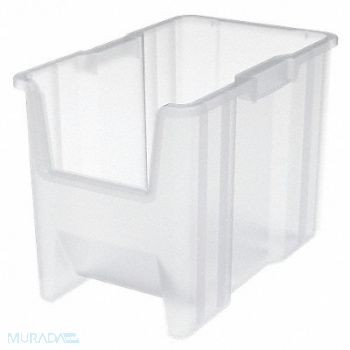 AKRO-MILS F8813 Stacking Bin Clear Plastic 12 1/2 in, 10A163