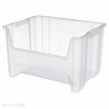 AKRO-MILS F8828 Stacking Bin Clear Plastic 12 7/16 in, 10A164