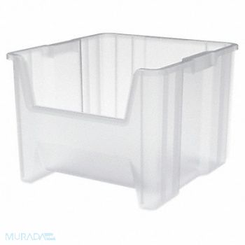 AKRO-MILS F8826 Stacking Bin Clear Plastic 12 1/2 in, 10A165