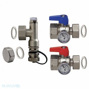 WATTS RADIANT Manifold Accessory Kit 1In FNPT SS, 10A289