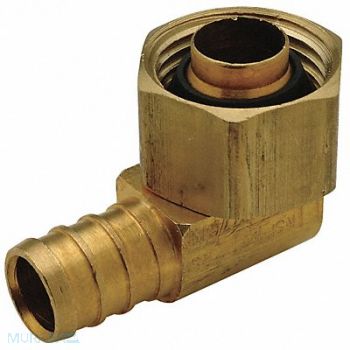 ZURN PEX Elbow 90 Deg Low Lead Brass 1/2 Tube, 10A539