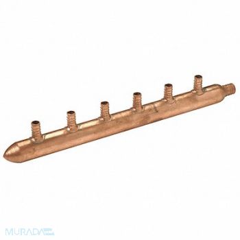 ZURN PEX PEX Manifold 1 Inlet 6 Outlets, 10A640