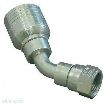 EATON AEROQUIP Crimp Fitting 45 Deg 1-7/8 F JIC, 471Z60