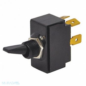 CARLING TECHNOLOGIES Toggle Switch DPST 10A @ 250V QuikConnct, 10C560