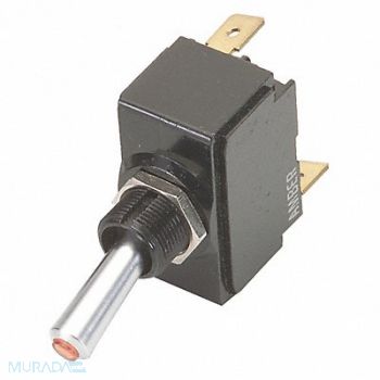 CARLING TECHNOLOGIES Toggle Switch SPDT 20A @ 12V QuikConnct, 10C573