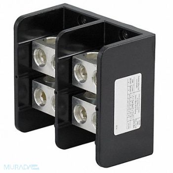 SQUARE D Power Distr Block Al/Cu 600V AC/DC, 10C735