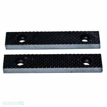 WESTWARD Replace.JawInserts Steel Incl.4 Screw PR, 10D757