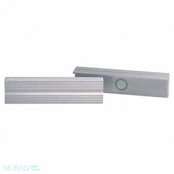 WESTWARD Magnetic Jaw Cap Aluminum 6 In PK2, 10D768