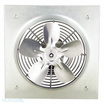 DAYTON Exhaust Fan 10In Bl Alum 115V, 10D953