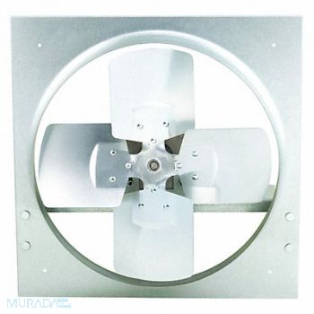 DAYTON Exhaust Fn 16In Bl Aluminum 115/230V, 10D972