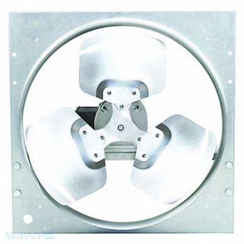 DAYTON Exhaust Fan 20In Bl Alum 208-230/460V, 10D977