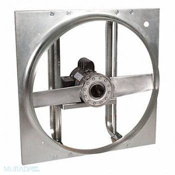 DAYTON Pnl ExhstFn 24In Bl Alum 208-230/460V, 10E006