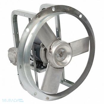 DAYTON Rng ExhstFn 20In Bl Alum 208-230/460V, 10E015