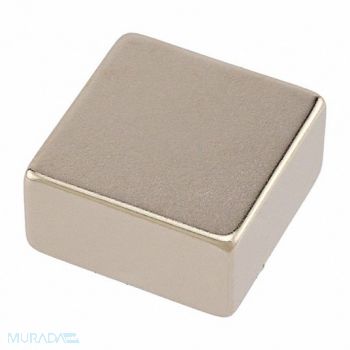 GRAINGER APPROVED Block Magnet Neodymium 43.9 lb Pull, 10E799