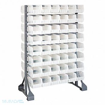 QUANTUM STORAGE SYSTEMS E1536 BinRailFlrRck 20inx54inx36in LdCp 100lb, 10E956