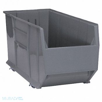QUANTUM STORAGE SYSTEMS G7021 Mobile Bin Gray Polypropylene 17 1/2 in, 10E964