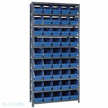 QUANTUM STORAGE SYSTEMS G6995 Bin Shlvng 18inx75inx36in Blue, 10E978