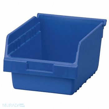 AKRO-MILS D5434 Shelf Bin Blue Plastic 6 in, 10F110