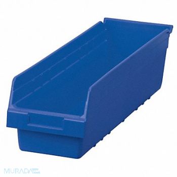 AKRO-MILS D5436 Shelf Bin Blue Plastic 6 in, 10F120