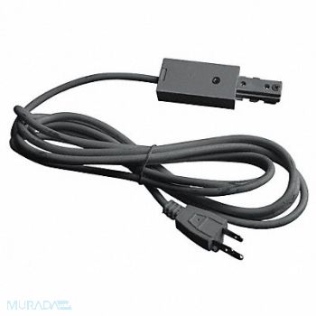 LUMAPRO Cord and Plug Connector Black 4 1/4in, 10F184