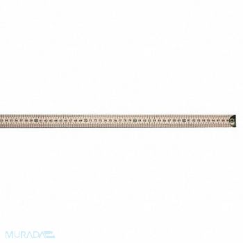 WESTCOTT Meter Stick Brass Ends Clear Finish, 10F262